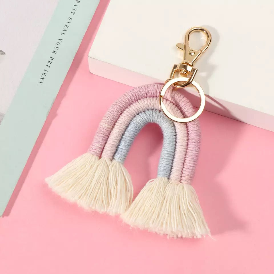 Rainbow Key Ring