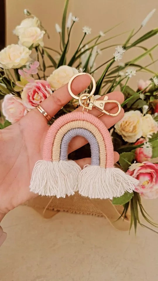 Rainbow Key Ring