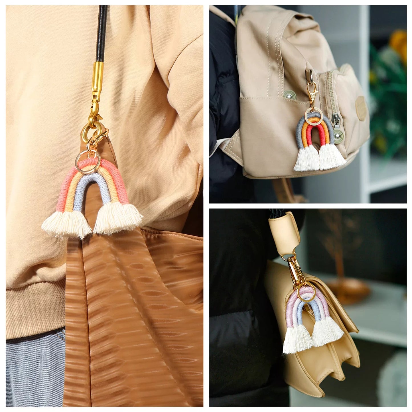 Rainbow Key Ring