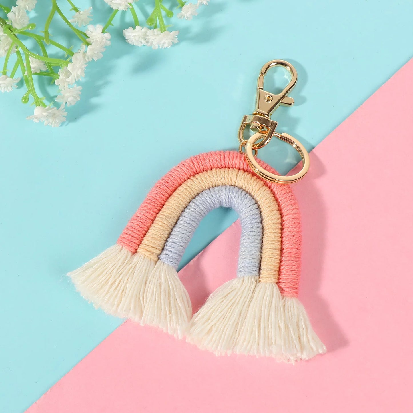 Rainbow Key Ring